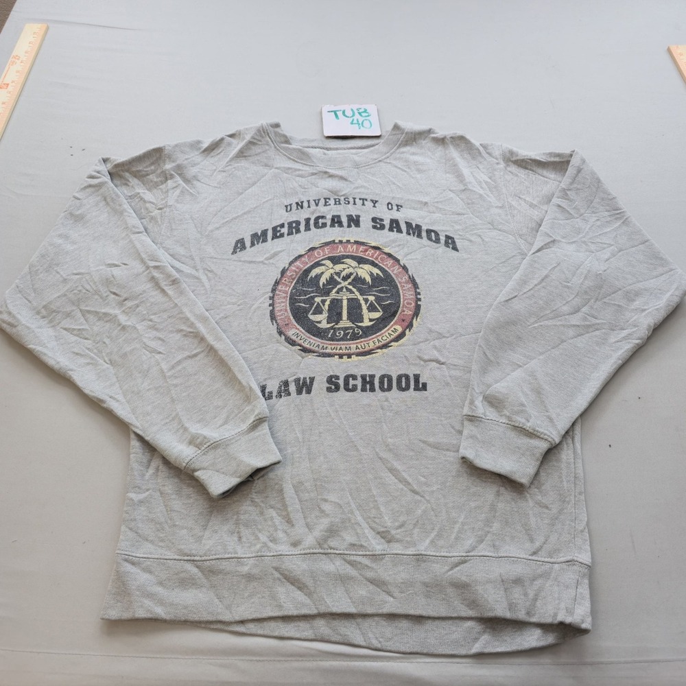University of American Samoa Law School Sweatshirt Gray Saul Goodman BCS Large